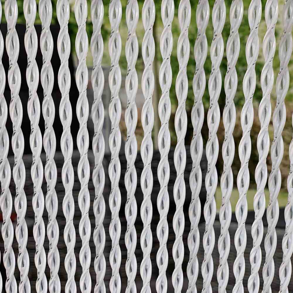 Türvorhang PIEMONTE transparent/weiß 90x210cm