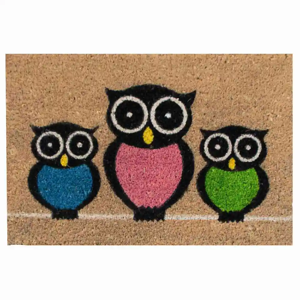 Kokosmatte Coco Owls 40 x 60 cm